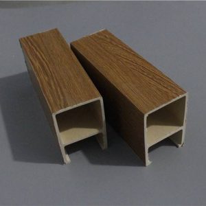 生態木廠家50*75卡扣木塑天花吊頂 生態木方通 天花扣條