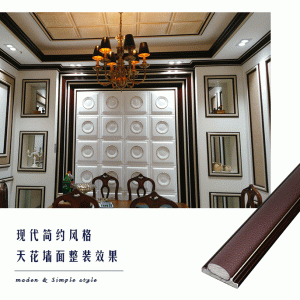 廠家批發ps發泡皮雕軟包背景墻裝飾線條現代歐式新型室內裝飾材料